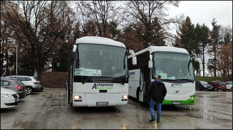 Autobusi povučeni iz redovnog saobraćaja zbog prevoza naprednjaka